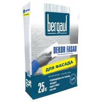 Штукатурка декоративная BERGAUF DEKOR FASAD короед 25 кг
