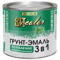 Грунт-Эмаль по ржавчине ЦАРИЦЫНО Шоколадная 0,8 кг