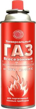 Газ для портативных газовых приборов Continent comfort всесезонный 400 мл