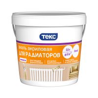 Эмаль акриловая для радиаторов ТЕКС Универсал белая 0,8 кг