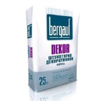 Штукатурка декоративная цементная BERGAUF DEKOR короед 25 кг