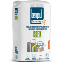 Клей для теплоизоляции BERGAUF ISOFIX 25кг