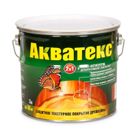 Грунт-антисептик для древесины РОГНЕДА Акватекс Калужница 3 л