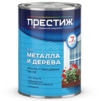 Эмаль ПРЕСТИЖ ПФ-115 красная 0,9 кг