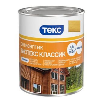 Антисептик для древесины ТЕКС Биотекс Классик универсал калужница 0,8 л