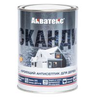 Грунт-антисептик для древесины РОГНЕДА Акватекс Сканди Топленое молоко 0,75 л