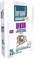 Штукатурка декоративная BERGAUF DEKOR FASAD короед зима 25 кг