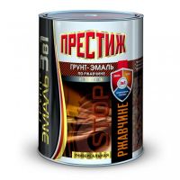 Грунт-эмаль по ржавчине ПРЕСТИЖ Черная 0,9 кг