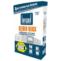 Клей для укладки ячеистых блоков BERGAUF KLEBEN Block Зима 25 кг