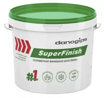 Шпатлевка Danogips SUPERfinish 17 л 28 кг