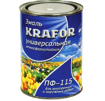 Эмаль КРАФОР ПФ-115 ярко-зеленая 1,8 кг