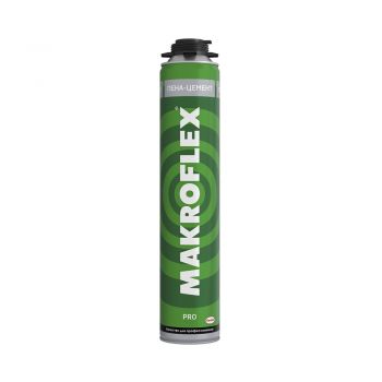 Пена-цемент монтажная MAKROFLEX Профи 850 мл